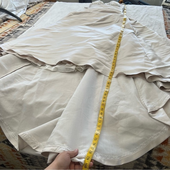 Sottero and Midgley Satin Cream Wedding Dress - Picture 15 of 15